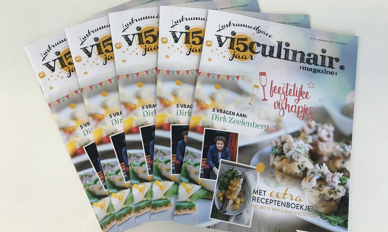 Lustrumuitgave Visculinair Magazine 5 jaar is uit!