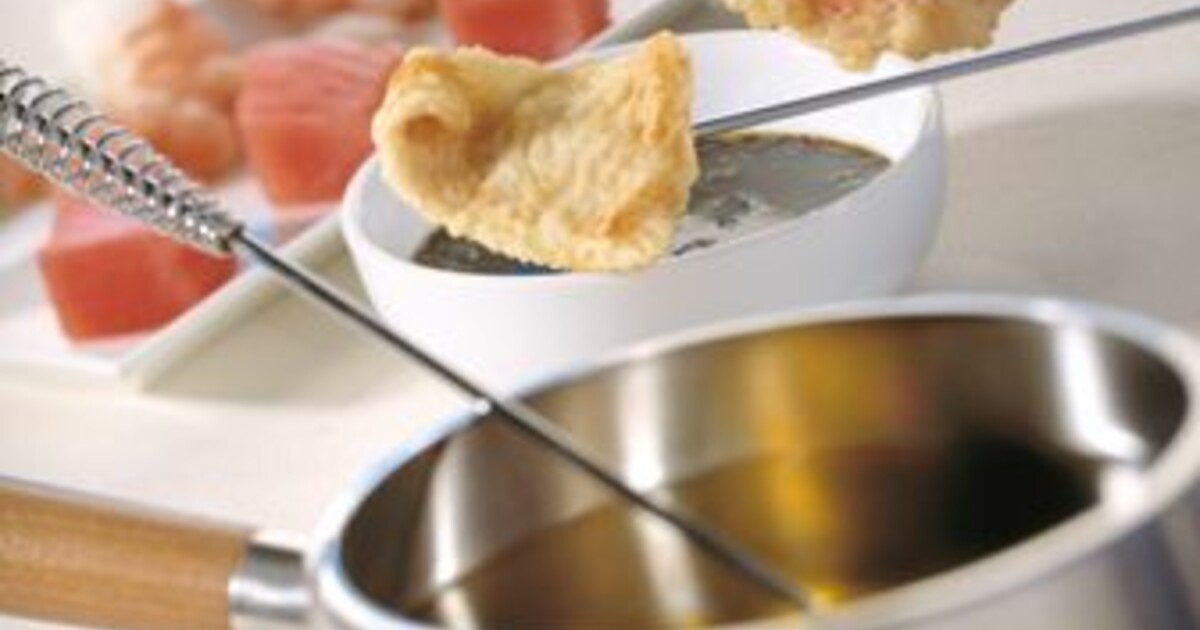 Fondue in olie Visrecepten.nl