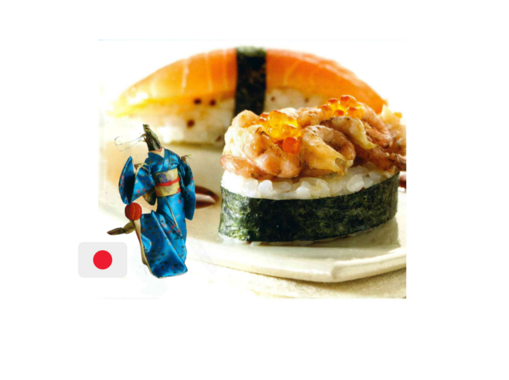 Sushi met Hollandse garnalen en wasabimayonaise